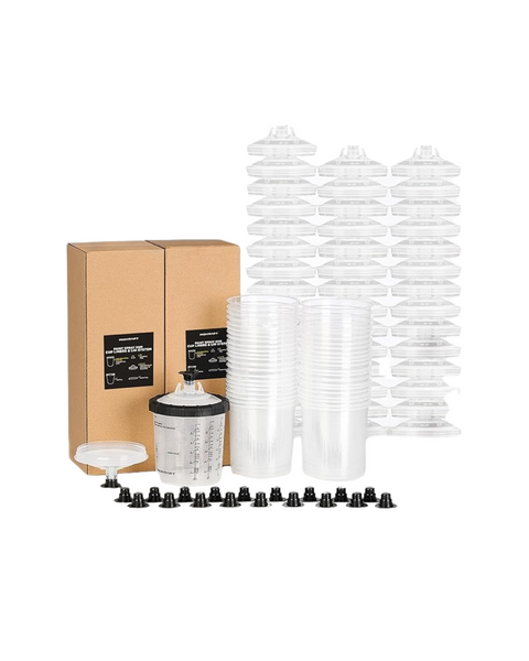 Disposable Paint Spray Gun Cup System, 22 oz / 650 ml (Standard*45)